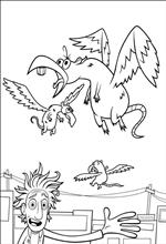 coloring page Cloudy with a Chance of Meatballs